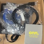Onn Fhd Gaming Monitor Cords Ac/dc Adapter, Hdmi Cable (6ft), Dp (6ft). Fixed Price $17.49.