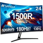 Sansui Es-g24c1 24 Inch Curved Gaming Monitor 180hz 1ms Fhd. Fixed Price $154.99.