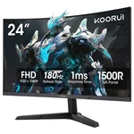 Get Smooth Gaming Action - 24in 180hz Curved Monitor 1ms Response. Fixed Price $179.99.
