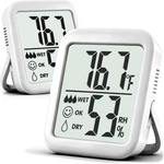 Antonki 2 Pack Room Thermometer For Home, Indoor Hygrometer Humidity Meter Gauge. Fixed Price $14.50.
