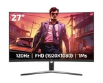 Gamepower F20 27 Inch Curved Gaming Monitor, 120hz 1080p Display, 1ms Respons.... Fixed Price $150.04.