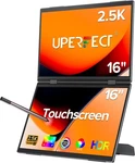 Uperfect Touchscreen Dual Laptop Screen Extender 16" 2k Folding Portable Monitor. Fixed Price $339.99.