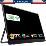 Eviciv 17.3" 2160p Portable Monitor 3840 X 2160 Mini Hdmi Ubs C Display 100%srgb. Fixed Price $119.99.