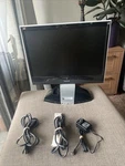Viewsonic 22" Lcd Monitor, Vx1945wm, Speakers With Subwoofer Port For Ipod. Fixed Price $45.00.