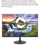 Aopen 27sa2 Ebi 27" Ips Full Hd (1920 X 1080) Zero-frame Gaming Office Monitor. Fixed Price $50.00.