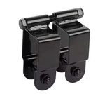 (2-pk) Fortress Gate Hinge Fence Post Black Steel 2. Fixed Price $23.70.