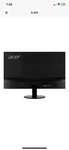 Acer 27" Sb0 Essential Monitor Sb270 Widescreen Lcd Full Hd (new In Box!!!). Fixed Price $79.99.