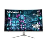 Deco Gear 39" Curved Widescreen Gaming Monitor, 2560x1440, Hdr400, 165hz, White. Fixed Price $439.99.