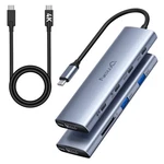 Usb C To Usbc Hub Dual/triple Monitor, Splitter 4k30-60hz With Hdmi, 6 *.... Fixed Price $90.07.