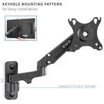 Vivo Premium Aluminum Single Lcd Monitor Wall Mount Arm For Screens Up To 32". Fixed Price $49.99.