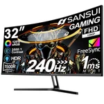 Sansui Es-g32c1f 32 Inch Curved 240hz Gaming Monitor Fhd. Fixed Price $299.99.