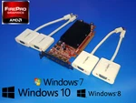 Hp Compaq Elite Sff 8000 8100 8200 8300 Quad 4 Monitor Vga Graphics Video Card. Fixed Price $54.39.