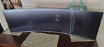 Samsung S95ua 49" Curved Qled Display Dual Qhd S49a950uin For Parts Or Repair. Fixed Price $65.00.