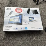 Aoc E1659fwu 15.6" Usb 3 Powered 136x768 Led Backlight Lcd Monitor W/ Bag. Fixed Price $41.79.