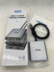 Fairikabe Usb C To Dual Displays Hdmi Adapter 4k Ultra Hd. Fixed Price $25.49.