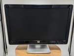 Hp 20" Widescreen Lcd Computer Monitor Black/silver With Built-in Speakers. Fixed Price $35.00.