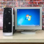 Hp Pavilion Sff Pc Retro Gaming Amd E1 1.40ghz 4gb Ram (windows 7 Pro 64-bit). Fixed Price $99.95.