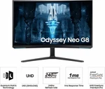 Samsung 32 Odyssey Neo G8 (g85nb) 4k Uhd 240hz 1ms G-sync 1000r Hdr. Fixed Price $584.00.