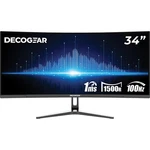 Deco Gear 34 Inch Curved Ultrawide Business Monitor, 3440x1440, 100hz, Hdr - Ope. Fixed Price $223.00.