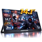 14.1" Fhd Portable Monitor Hgfrtee Ips Matte Screen For Laptop Gaming Usb-c Hdmi. Fixed Price $128.99.