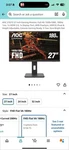 Aoc 27g15 27-inch 1080p Gaming Monitor --full Hd, 1920x1080, 180hz, 1ms. Fixed Price $85.00.