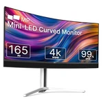 Mp Mobile Pixels 34" Led Curved Gaming Monitor 119-1003p01 - Black/white. Fixed Price $479.93.