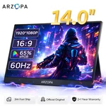 Arzopa 14" Portable Monitor 1080p Fhd Ips External Second Screen For Laptop Mac. Fixed Price $115.99.