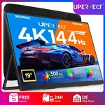Uperfect 144hz Portable Monitor, 19.0" 4k Freestanding Laptop Monitor Ips Qled A. Fixed Price $269.99.