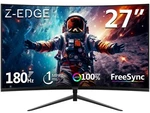 Z-edge Ug27 1080p Fhd 180hz 1ms Curved Gaming Monitor, Freesync, Hdmi 2.0, Dp1.4. Fixed Price $139.99.