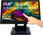 Angel Pos 15.6 Inch 1920 X 1080 Fhd Ips Touchscreen Monitor With Metal Stand. Fixed Price $249.99.