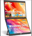 Hotyeah Triple Laptop Screen Extender, 15.6" 1080p Fhd Ips Folding Stacked Po.... Fixed Price $109.25.