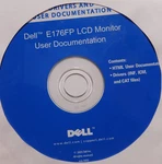 Dell E176fp Monitor Driver Instruction Manual User Documentation Drivers Cd-rom. Fixed Price $89.55.
