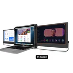 Dual Portable Monitor For Laptop Triple Screen Extender Workstation. Fixed Price $279.00.