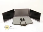 Lxu 14" Twisting Triple Portable Monitor Laptop Screen Extender. Fixed Price $199.99.