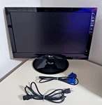 Lg Flatron 20" Monitor #w2040t-pn Tested Excellent With Vga D-sub & Power Cable. Fixed Price $29.00.