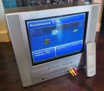 Toshiba Md14fn1 14" Crt Tv Retro Gaming Monitor - W/ Remote (dvd Not Working). Fixed Price $179.99.