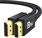 Ivanky 8k Displayport Cable 1.4, Vesa Certified Dp 6.6 Feet, Black. Fixed Price $10.90.