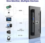 Eyoyo 1366x768 12" Display Extra Monitor Second Screen For Pc Cctv Raspbery Pi. Fixed Price $79.00.