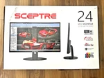 Sceptre 24" 100hz 1ms Monitor Hdmi X2 Vga 100% Srgb, Built-in Speakers Eye Care. Fixed Price $156.00.