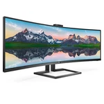Philips Brilliance 499p9h 49" Superwide Curved Monitor Dual Qhd 5120x1440 32:9. Fixed Price $999.99.