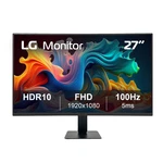 Lg 27" Fhd Hdr10 16:9 Curved Monitor 5ms Gtg 100hz - Black 27u421a-b 2026 Model. Fixed Price $93.99.
