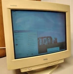 Sony Trinitron Dell D1025tm 17" Crt Monitor Vga Retro Pc Xp Needs Repair. Fixed Price $74.99.