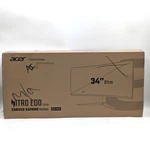 Acer Nitro Ed340cu 34" 3440x1440 Curved Ultrawide Monitor Va 120hz 1ms In Black. Fixed Price $193.96.