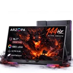 16.1" 144hz Portable Monitor Arzopa Fhd Ips Laptop Second Screen With Travel Bag. Fixed Price $283.99.