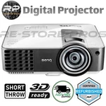 Benq Mw824st Short Throw Projector Hdmi Wxga Dlp 3d 3200 Lumens New Lamp. Fixed Price $399.99.