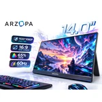 Mini Portable Monitor 14" Arzopa A1s 1080p Ips Matte Second Screen For Laptop Pc. Fixed Price $129.99.