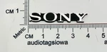 Sony Pvm Models Television Badge Label Custom Made Incised Self Stick. Fixed Price $10.00.
