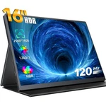 Uperfect 16" 2k Portable Ultra-slim 120hz Gaming Monitor W/ Speaker Freesync. Fixed Price $69.99.