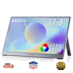 Arzopa 17.3" Portable Monitor 1080p Fhd Ips Gaming Display For Laptop Phone Pc. Fixed Price $256.42.