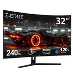 Z-edge 32" Curved Gaming Monitor Fhd 1080p 240hz 1ms 1500r Dp Hdmi. Fixed Price $331.43.